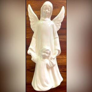 3/$15 Beautiful Vintage White Porcelain Angel Baby 9.5" Figurine